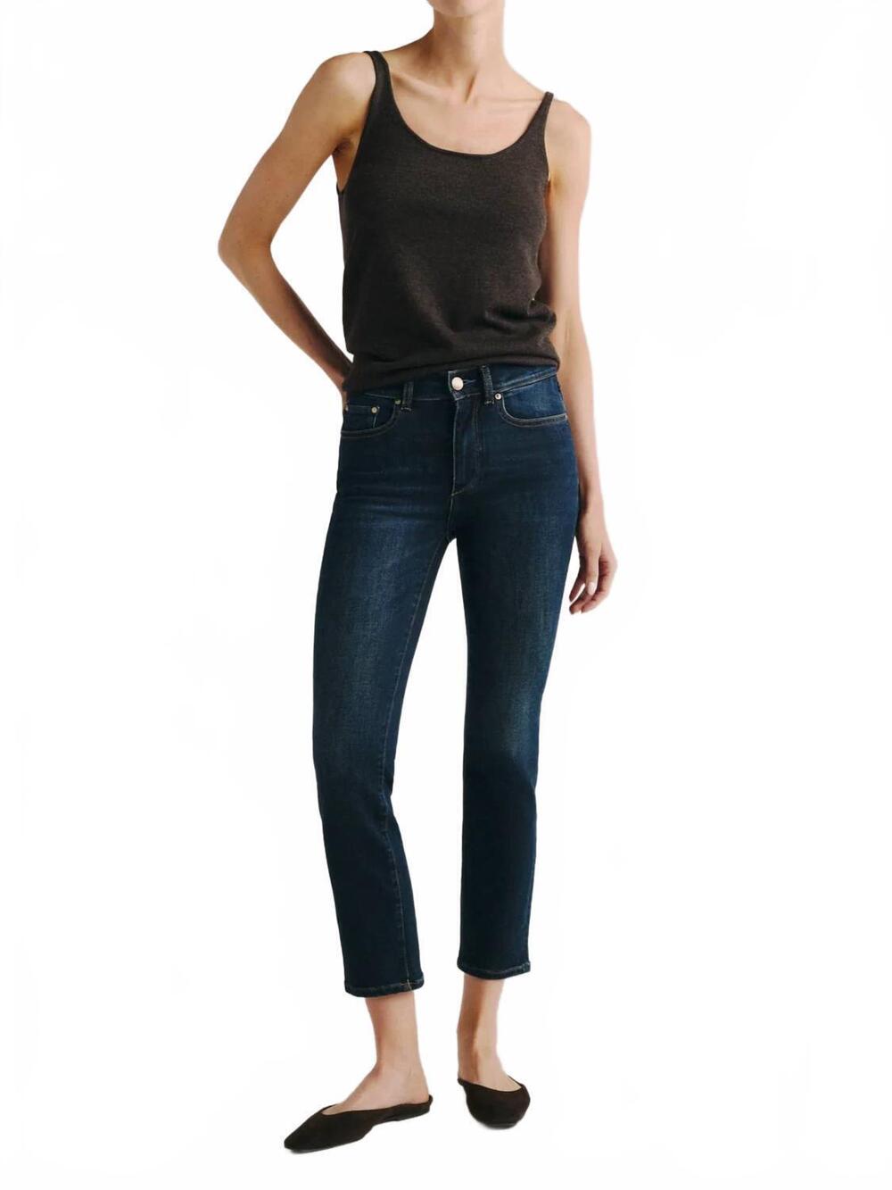 NEW DL1961 - WOMEN'S mara mid rise straight leg ankle jean in eastside